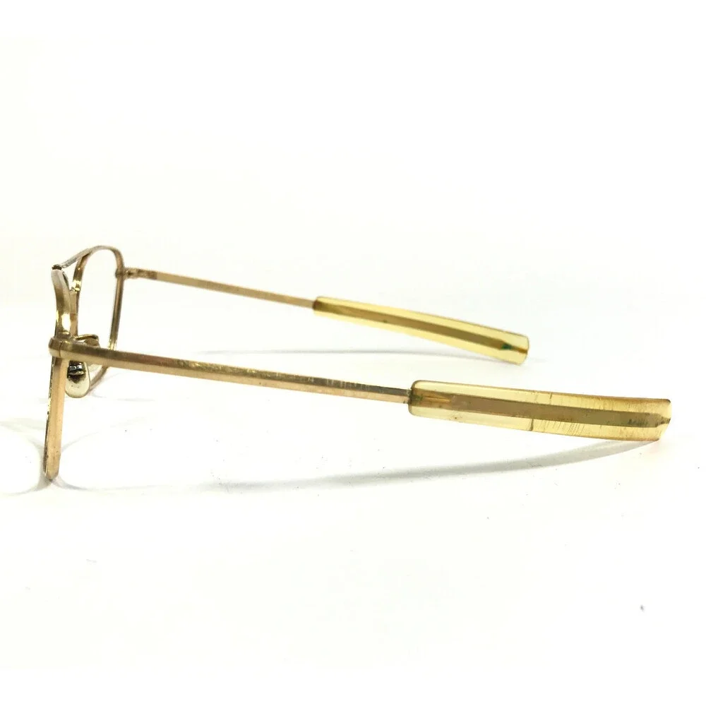 Vintage Command Sunglasses Frames USA 24K Gold Aviator Wire Rim 52-20-140